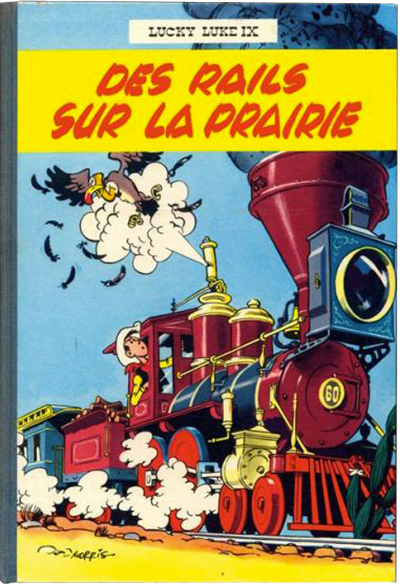 Couverture Des rails sur la prairie - 1955