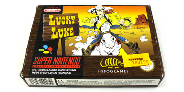 Jeu vidéo Lucky Luke pour la Super Nintendo